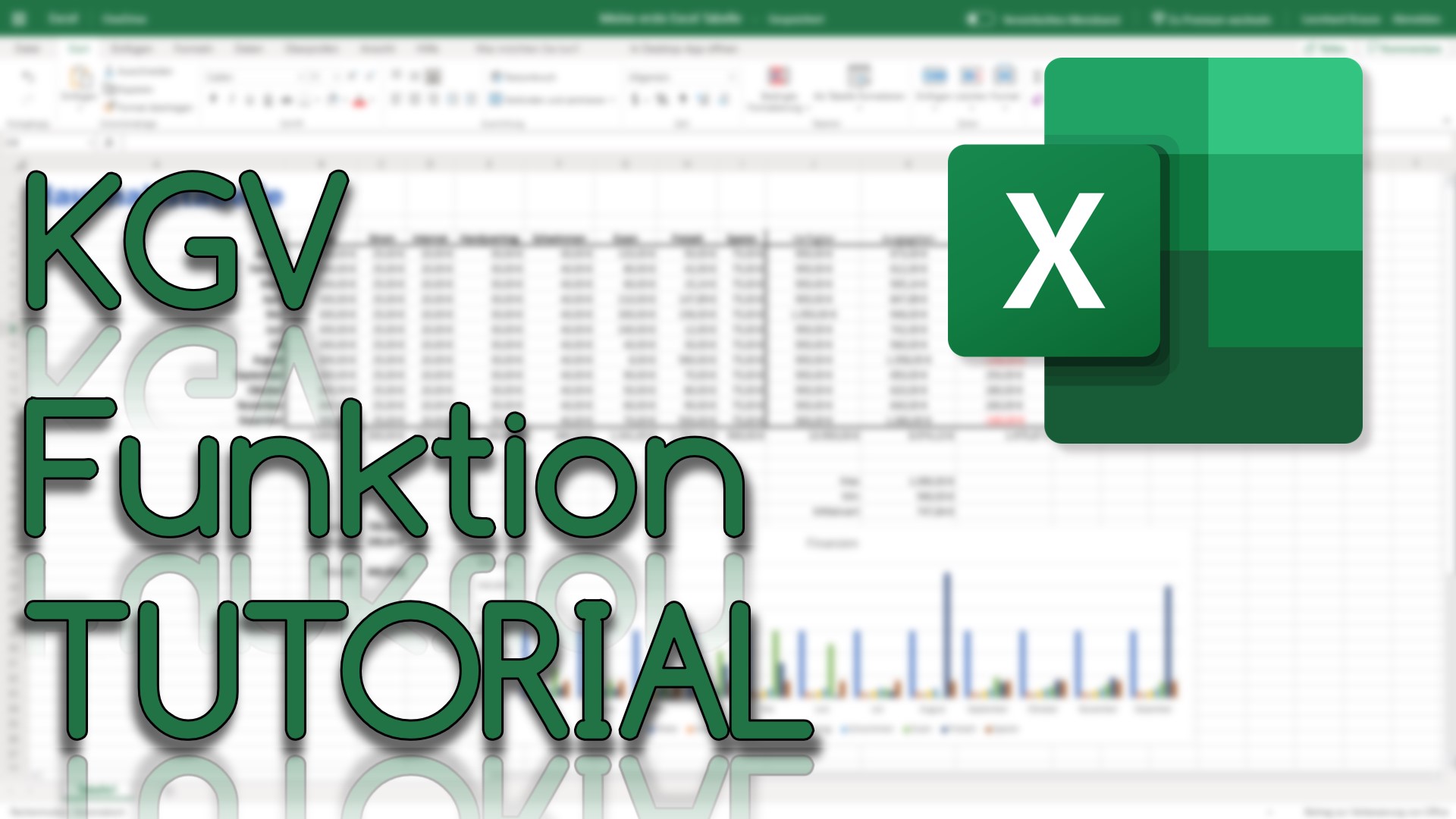 KGV in Excel Online (Video Thumbnail!)