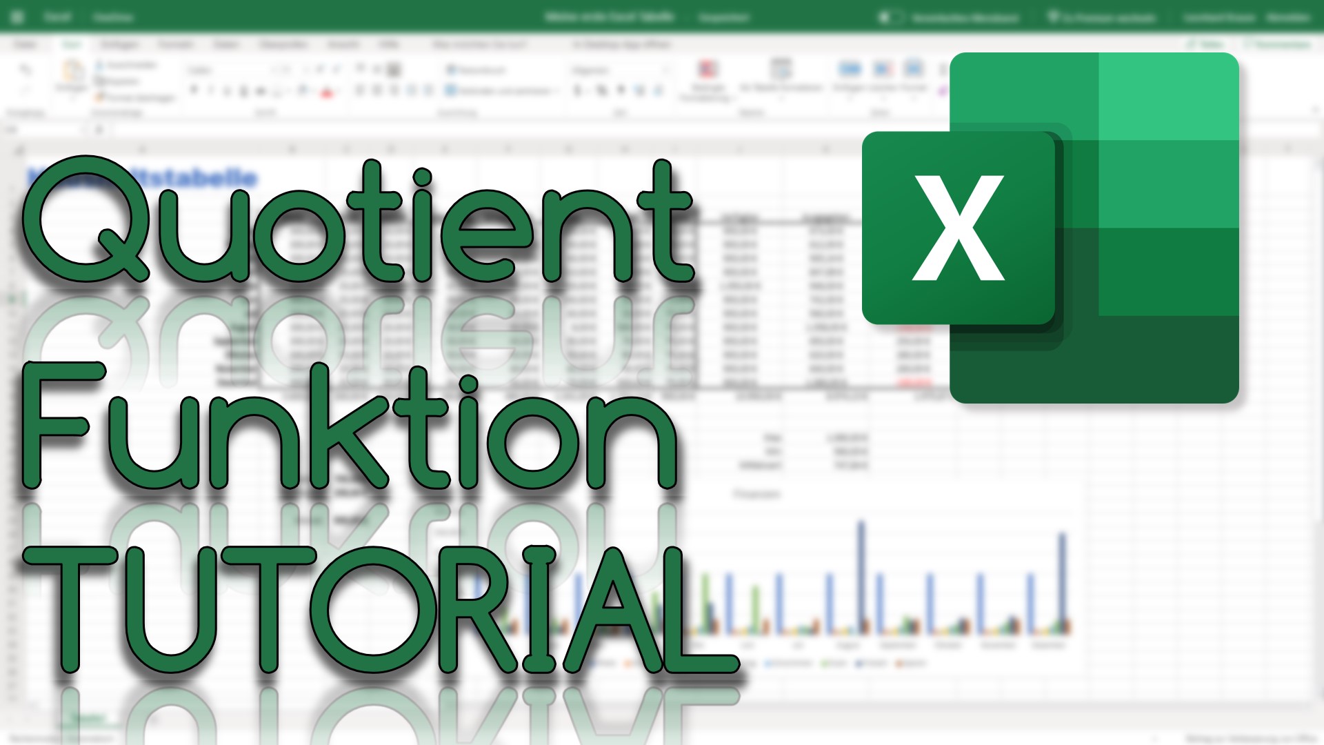 Quotient Funktion in Excel Online (Video Thumbnail!)