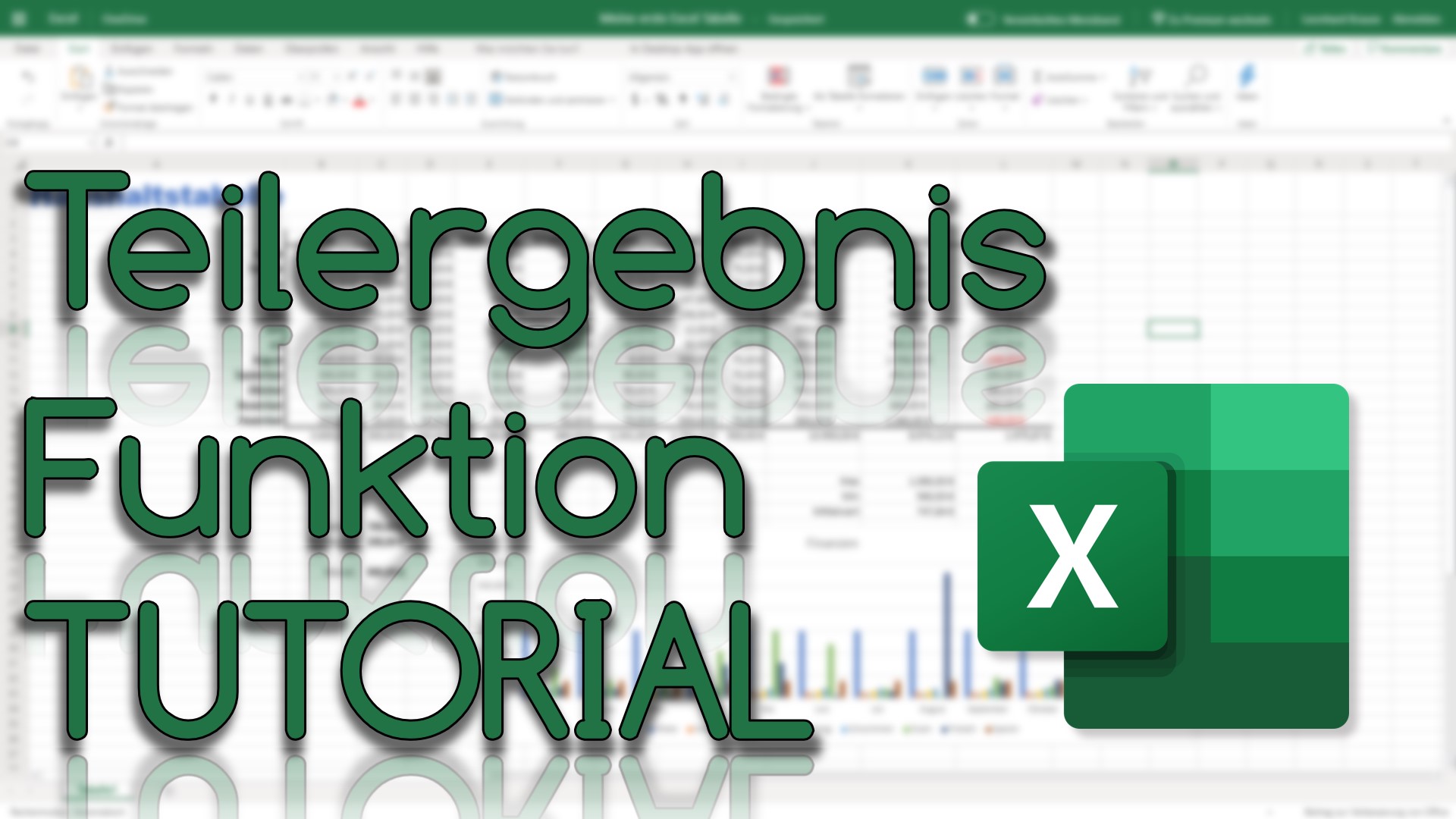 Teilergebnis Funktion in Excel Online (Video Thumbnail!)