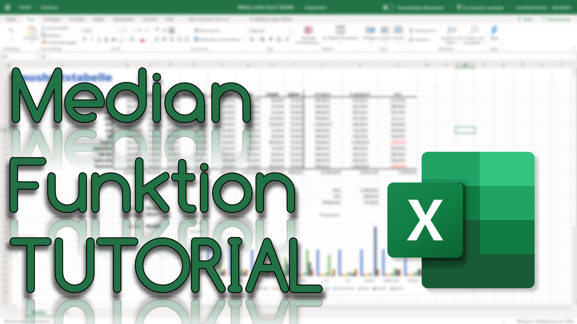 Median Funktion in Excel Online (Video Thumbnail!)