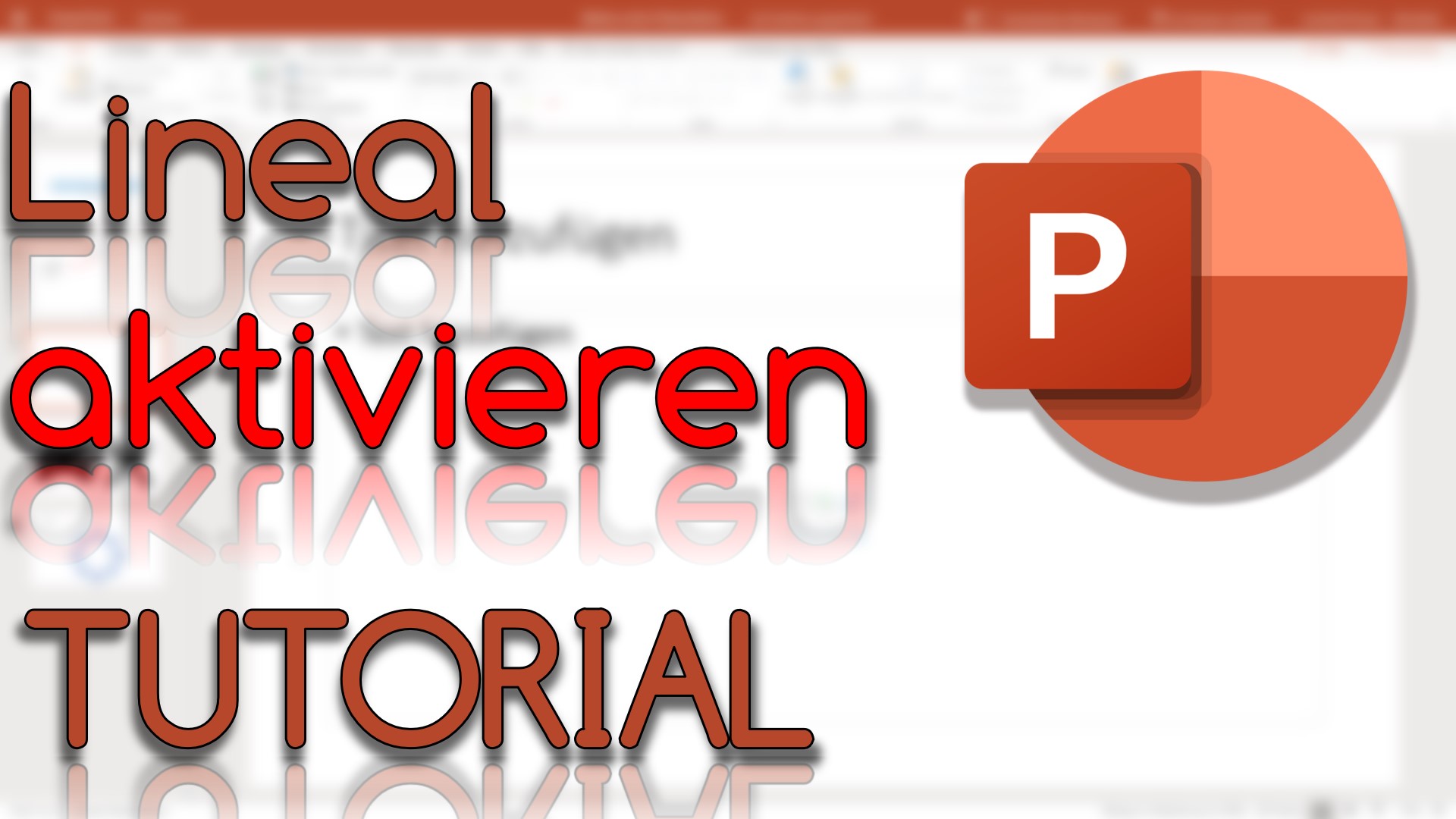 Lineal aktivieren in Power Point Online (Video Thumbnail!)